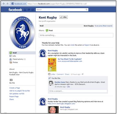 Kent Rugby - Facebook